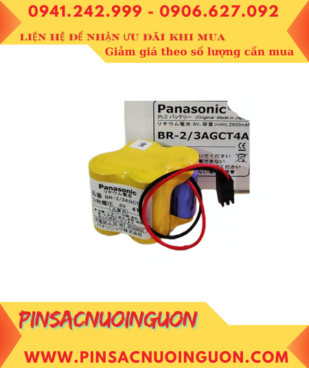 Panasonic BR-2/3AGCT4A; Pin nuôi nguồn Panasonic BR-2/3AGCT4A lithium 6v chính hãng, Xuất xứ Nhật