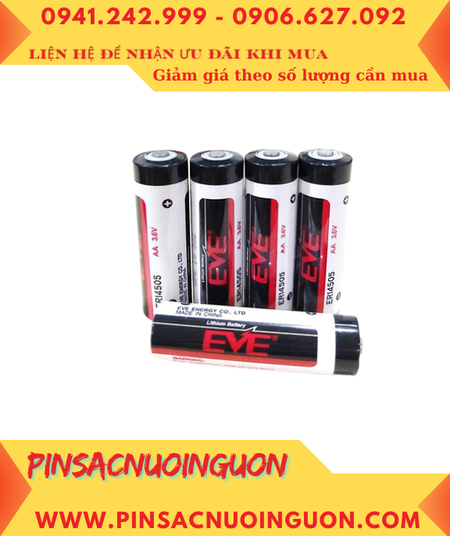 Pin ER14505 _Pin EVE ER14505; Pin nuôi nguồn EVE ER14505 lithium 3.6v AA 2600mAh chính hãng