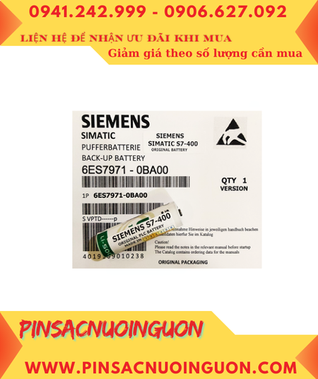 Siemens S7-400; Pin nuôi nguồn PLC Siemens S7-400 lithium 3.6v AA 2600mAh chính hãng _Xuất xứ PHÁP