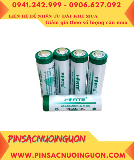 FORTE ER14505, Pin nuôi nguồn PLC FORTE ER14505 lithium Li-SOCl2 3.6v 2400mAh chính hãng