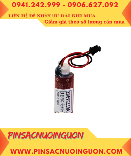 Maxell ER6C (ER6VC119A); Pin nuôi nguồn PLC Maxell ER6C 3.6v AA1800mAh Lithium Thionyl Chloride
