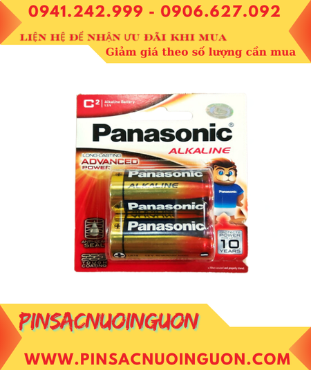 Panasonic LR14T/2B _Pin nuôi nguồn Alkaline 1.5v C Panasonic LR14T/2B _Made in Japan (Vỉ 2viên)