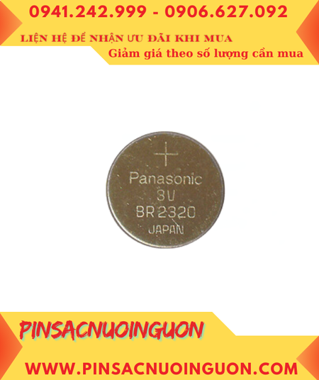 Panasonic BR2330; Pin nuôi nguồn PLC Panasonic BR2330 lithium 3v chính hãng, Xuất xứ Indonesia