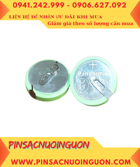 Panasonic CR2450, Pin nuôi nguồn CMOS CR2450 lithium 3v (2 CHÂN THÉP) chính hãng /Xuất xứ Indonesia