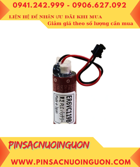 Maxell ER6C (ER6VC119B); Pin nuôi nguồn PLC Maxell ER6C 3.6v AA1800mAh Lithium Thionyl Chloride