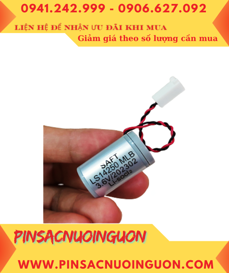 Saft LS14250MLB, Pin nuôi nguồn PLC Saft LS14250MLB lithium 3.6V 1/2AA 1200mAh chính hãng