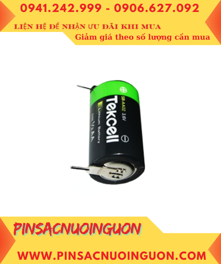 Tekcell SB-AA02; Pin nuôi nguồn PLC Tekcell SB-AA02 lithium 3.6v 1/2AA 1200mAh _Xuất xứ Hàn Quốc