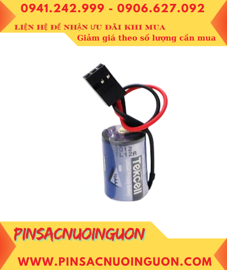 Tekcell SB-AA02; Pin nuôi nguồn PLC Tekcell SB-AA02 lithium 3.6v 1/2AA 1200mAh _Xuất xứ Hàn Quốc