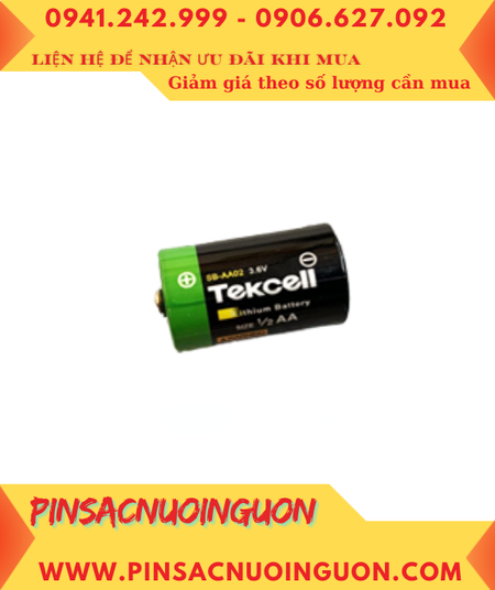 Tekcell SB-AA02; Pin nuôi nguồn PLC Tekcell SB-AA02 lithium 3.6v 1/2AA 1200mAh _Xuất xứ Hàn Quốc