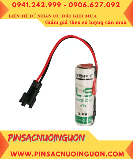 Saft LS14500 _Pin LS14500; Pin nuôi nguồn PLC Saft LS14500 lithium 3.6v AA 2600mAh _Xuất xứ Pháp