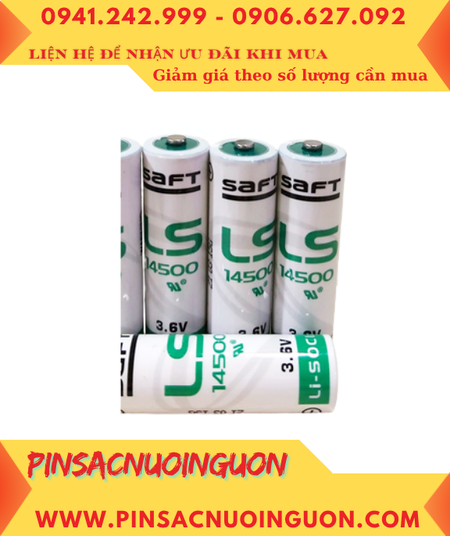 Pin Saft LS14500 _Pin LS14500; Pin nuôi nguồn PLC Saft LS14500 lithium 3.6v AA 2600mAh _Xuất xứ Pháp