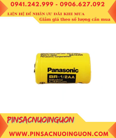 Panasonic BR-1/2AA (CR14250); Pin nuôi nguồn Panasonic BR-1/2AA lithium 3v 1000mAh _Xuất xứ Nhật