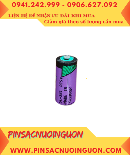 Tadiran SL-361; Pin nuôi nguồn Tadiran SL-361 lithium 3.6v 2/3AA 1600mAh _Xuất xứ Israel