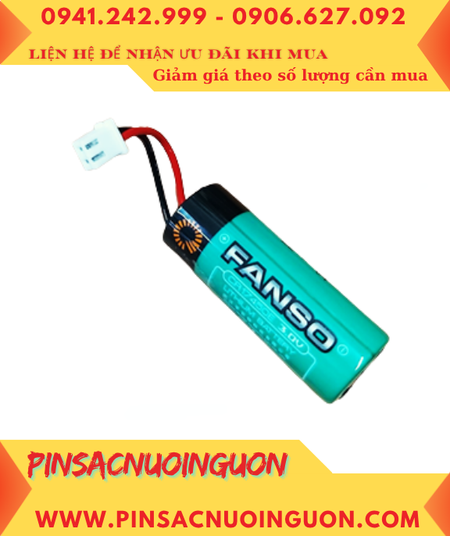 FANSO CR17450E (zắc trắng 2.54); Pin nuôi nguồn FANSO CR17450E lithium 3.0v 2200mAh chính hãng