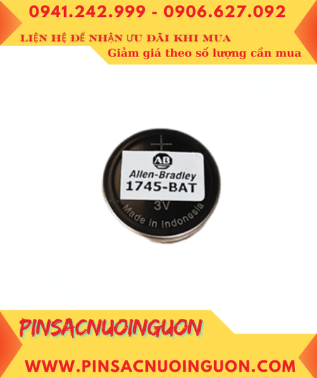 Allen Bradley 1745-BAT; Pin nuôi nguồn Allen Bradley 1745-BAT chính hãng/ Xuất xứ Indonesia