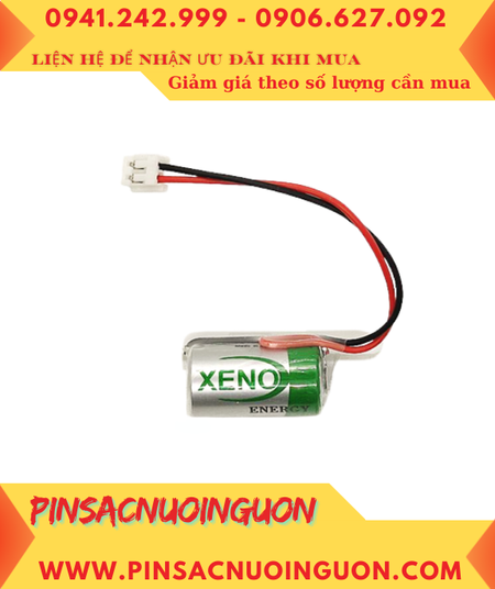 XENO XL-050F; Pin nuôi nguồn XENO XL-050F (ZẮC CẮM) 3.6v 1/2AA 1200mAh _Xuất xứ Hàn Quốc