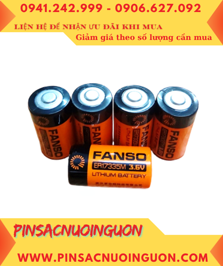 Pin Fanso ER17335M; Pin ER17335M; Pin Nuôi nguồn Fanso ER17335M lithium 3.6v 2/3A 1700mAh
