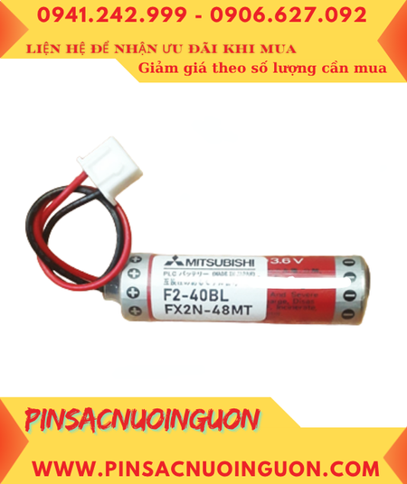Mitsubishi F2-40BL; Pin nuôi nguồn Mitsubishi F2-40BL lithium 3.6v AA 1800mAh _Xuất xứ Nhật