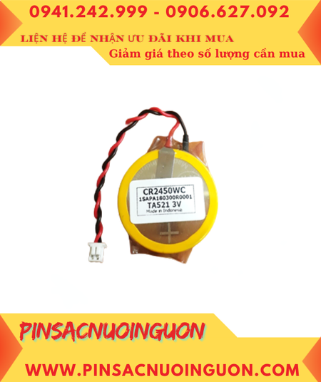 Pin ABB AC500; Pin AC500; Pin nuôi nguồn ABB AC500 lithium 3v chính hãng, Xuất xứ Indonesia