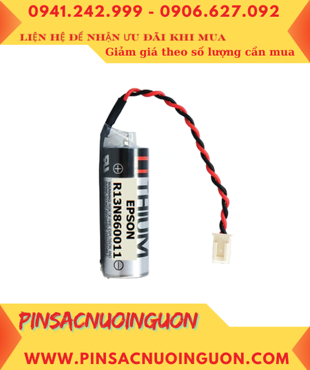 EPSON R13N860011, Pin nuôi nguồn PLC EPSON R13N860011 lithium 3.6v 2700mAh _Made in Japan