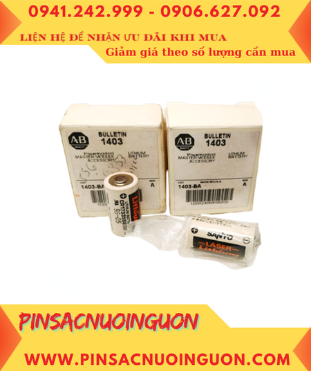 Allen Bradley 1403-BA _Pin nuôi nguồn Allen Bradley 1403-BA lithium 3.0v 1800mAh (Xuất xứ Nhật)