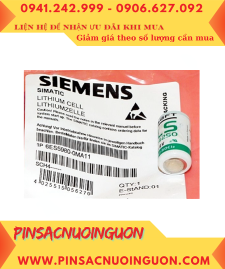 Pin 6ES5980-OMA11; Pin nuôi nguồn Siemens 6ES5980-OMA11 lithium 3.6v _xuất xứ Pháp