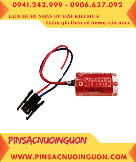 Maxell ER3 (ZẮC ĐEN); Pin nuôi nguồn PLC Maxell ER3 lithium 3.6v 1/2AA 1100mAh _Xuất xứ Nhật