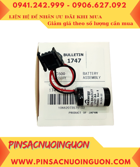 Allen Bradely 1747-BA; Pin nuôi nguồn Allen Bradley AB 1747-BA lithium 3v 950mAh _Made in Japan