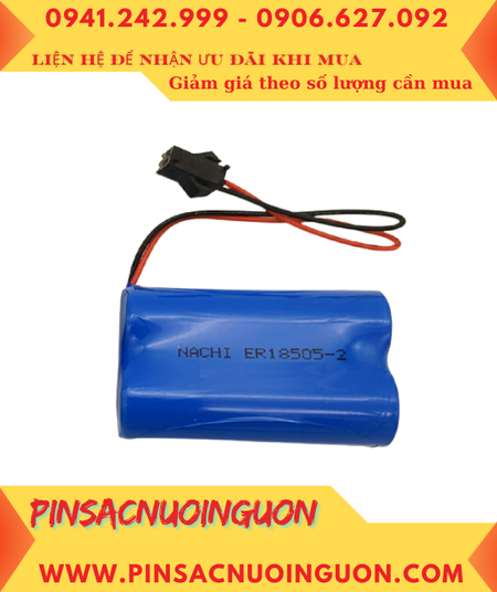 Nachi Robot 2ER18505 (2 viên ghép đôi), Pin nuôi nguồn Nachi Robot 2ER18505 lithium 3.6v