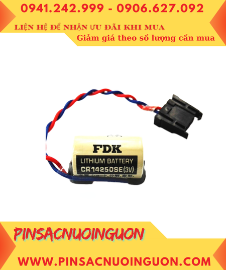 FDK CR14250SE; Pin nuôi nguồn PLC FDK CR14250SE 1/2AA 850mAh chính hãng, Xuất xứ NHẬT