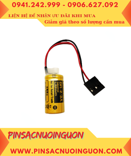 YASKAWA MP100 BR-2/3A-1; Pin nuôi nguồn YASKAWA MP100 BR-2/3A-1 lithium 3v, Xuất xứ NHẬT