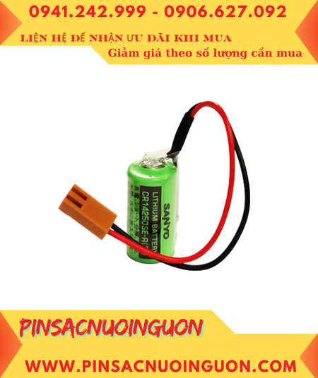 Sanyo CR14250SE-R, Pin nuôi nguồn Sanyo CR14250SE-R lithium 3.0v 1/2AA, Xuất xứ NHẬT