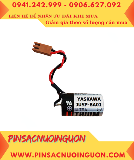 Yaskawa JUSP-BAT01; Pin nuôi nguồn Yaskawa JUSP-BA01 3.6v 1/2AA, Xuất xứ NHẬT