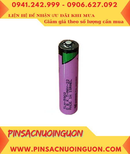 Pin máy đếm lượt người (khách) Tadiran TL-5903 lithium 3.6v AA 2400mAh _Made in Israel
