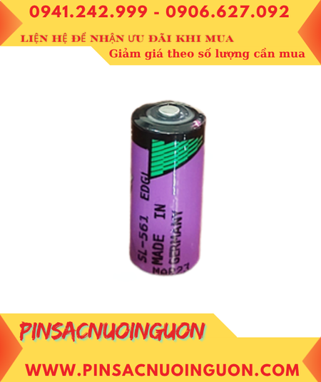Tadiran SL-561; Pin nuôi nguồn Tadiran SL-561 lithium 3.6v 2/3AA 1100mAh (chịu nhiệt cao đến 125℃)