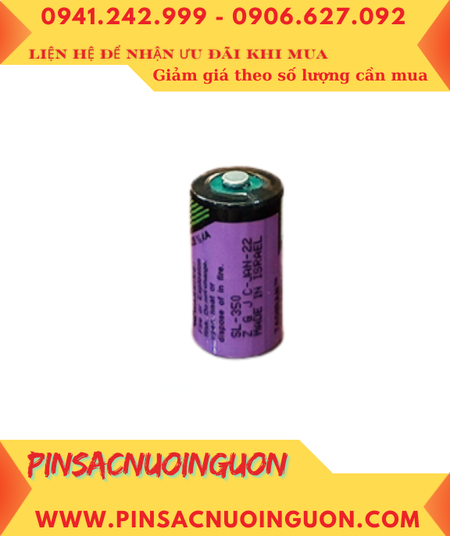 Tadiran SL-350; Pin nuôi nguồn PLC Tadiran SL-350 lithium 3.6v 1/2AA 1200mAh chín hãng/Xuất xứ Israel