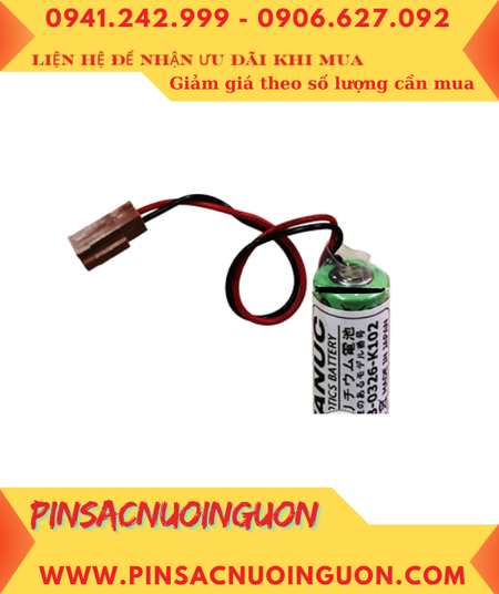 GE Fanuc A02B-0236-K102, Pin nuôi nguồn Fanuc A02B-0236-K102 lithium 3V 2500mAh, Xuất xứ Nhật