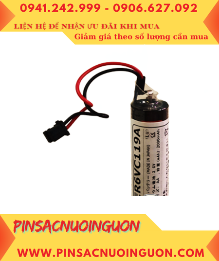 Pin ER6VC119A; Pin nuôi nguồn Mitsubishi ER6VC119A lithium 3.6v AA 2000mAh _Xuất xứ Nhật