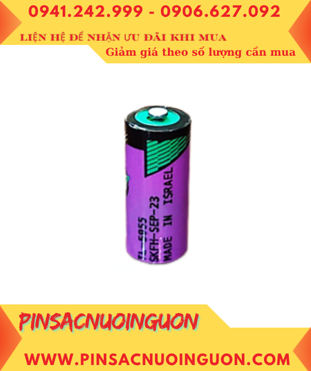 Tadiran TL-5955; Pin nuôi nguồn Tadiran TL-5955 lithium 3.6v 2/3AA 1650mAh chính hãng _Xuất xứ ISRAEL