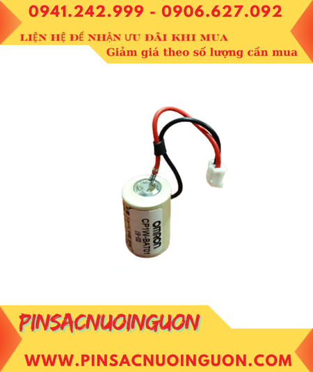 Omron CP1W-BAT01; Pin nuôi nguồn PLC Omron CP1W-BAT01 lithium 3v 1/2AA chính hãng /Xuất xứ NHẬT