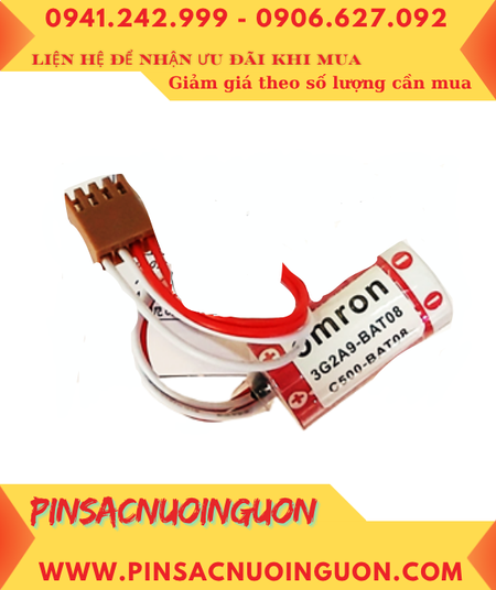 Omron C500-BAT08; Pin nuôi nguồn Omron C500-BAT08 lithium 3.6v 2/3A 1600mAh _Xuất xứ Nhật