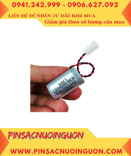 Saft LS14250MLB, Pin nuôi nguồn PLC Saft LS14250MLB lithium 3.6V 1/2AA 1200mAh chính hãng