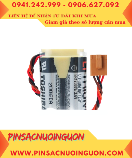 Kawasaki MD500N (Zắc nâu, Mũ chụp), Pin nuôi nguồn Kawasaki Robot MD500N lithium 3.6v (X.xứ Nhật)