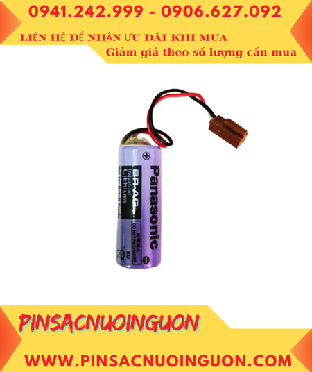 Panasonic BR-AG (Zắc JEA); Pin nuôi nguồn PLC Panasonic BR-AG lithium 3v 4/5A 2200mAh, X.xứ NHẬT