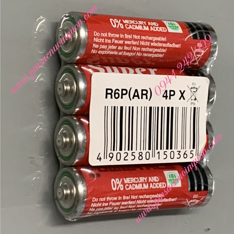 COMBO 1HỘP=40viên Pin AA 1.5v Maxell R6P(AR)4P SUM-3 Super Power ACE _Giá chỉ 109.000đ/ Hộp thumb