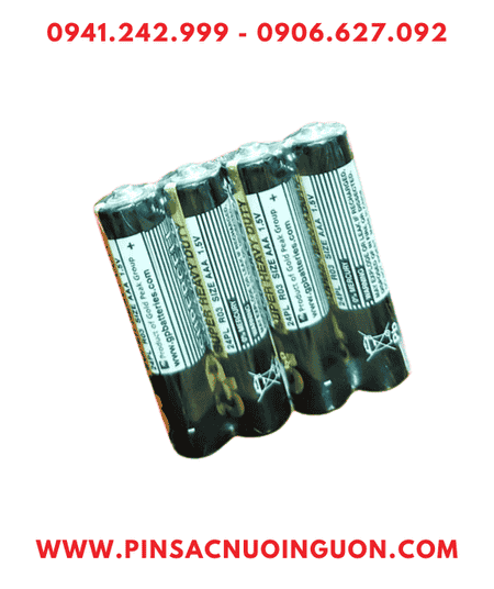 GP 24PL-2S4 /R03, Pin AAA 1.5v GP Supercell 24PL-2S4 /Pin R03P Super Heavy Duty (Gói 04viên)
