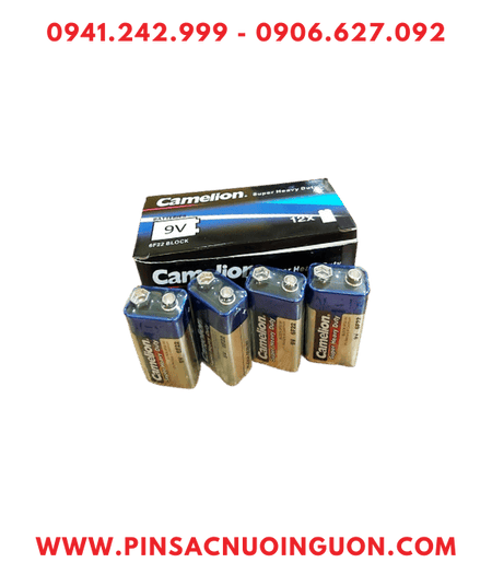 COMBO 1HỘP 12viên Pin 9v vuông Camelion 6F22 chính hãng _Giá chỉ 98.000đ/ HỘP 12viên