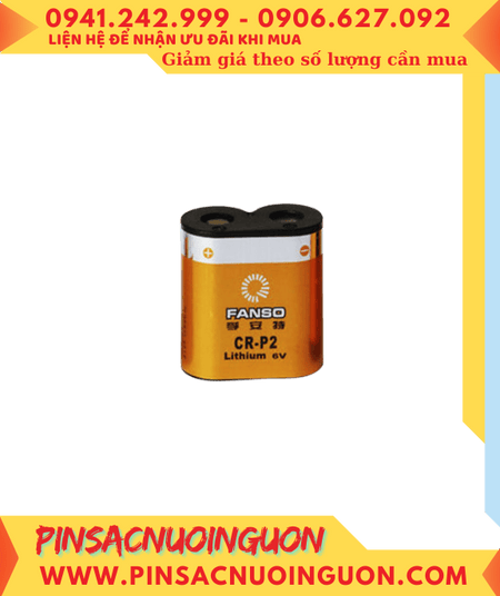 FANSO CR-P2 Pin CR-P2; Pin 6V lithium Li-MnO2 FANSO CR-P2 PhotoLithium chính hãng