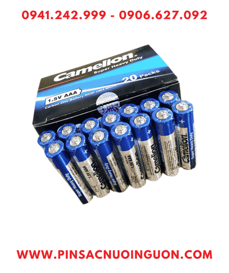 COMBO Pin AAA 1.5v Camelion R03 Heavy Duty chính hãng Hộp 40viên _Giá chỉ 85.000đ/ HỘP 40viên