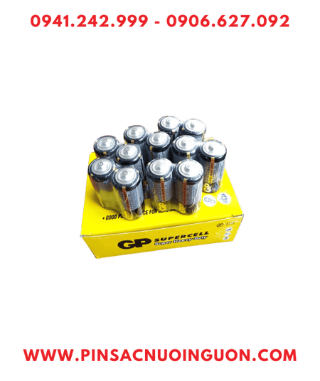 COMBO 1HỘP=20VIÊN Pin đại D 1.5v GP Supercell 13S R20P Super Heavy Duty _Giá chỉ 198.000/HỘP